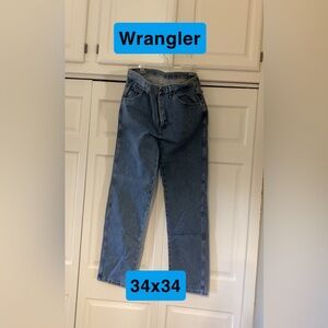 Wrangler Men’s Jeans Size 34x34 Light Colored Blue Jeans